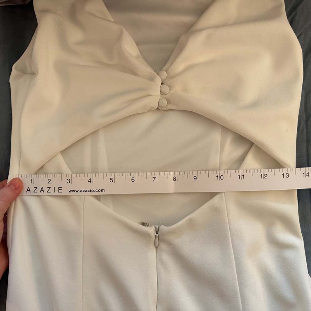 BHLDN Misty Wedding White Dress. Size 10 - Picture 14 of 15